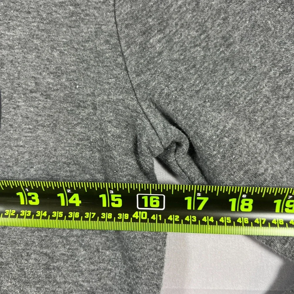 Hurley Pullover Hoodie Boys 10-12 Gray Fleece Lined Graphic Kangaroo Pocket